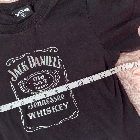 ⭐️Y2k emo/goth rare Jack Daniel's bartending top! Baby doll tee! 💕 - Picture 5 of 10